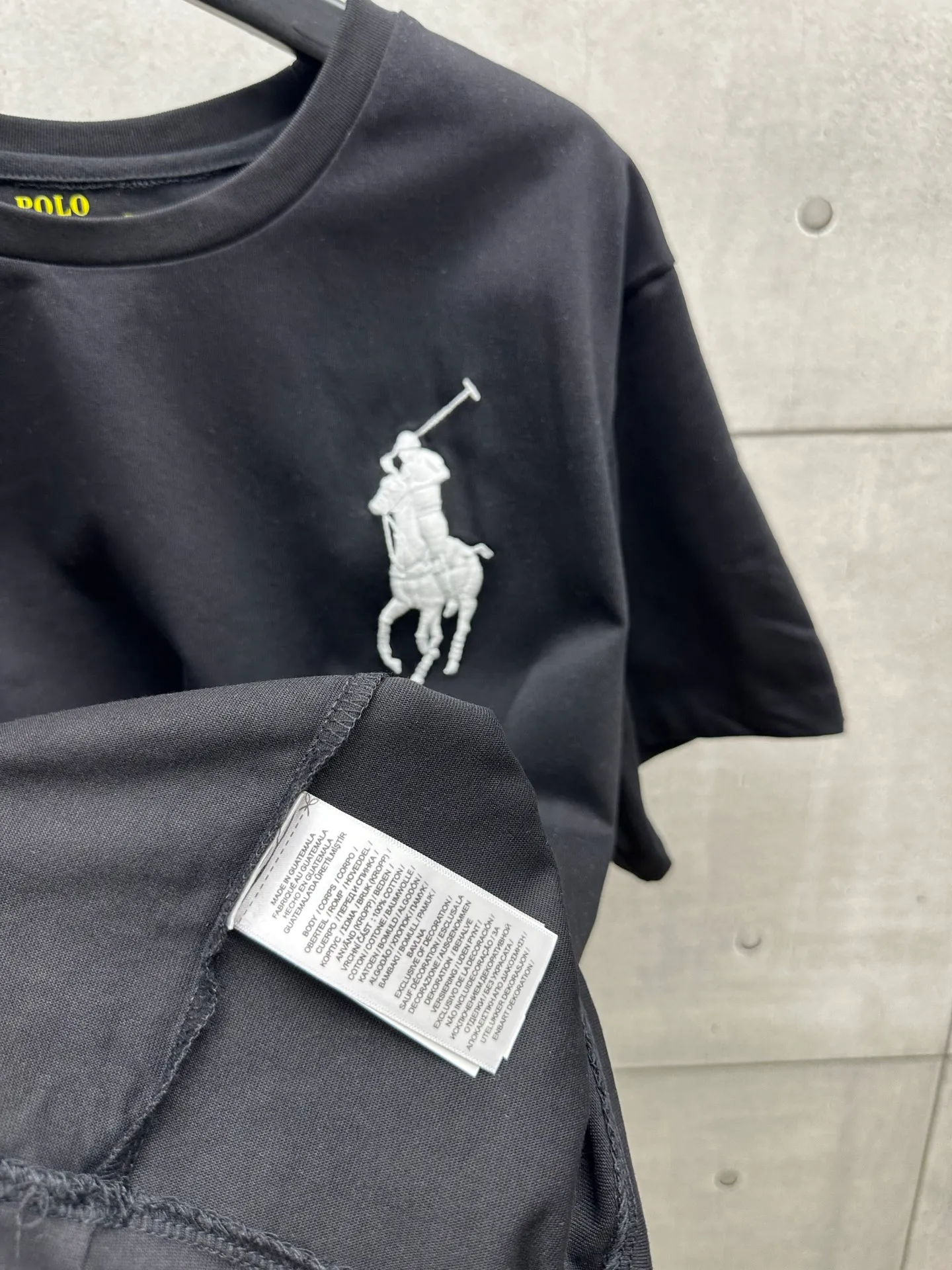 P150 #011 Ralph lauren Ralph Lauren series uses 260G high-definition fabrics, Behringer 1000-needle embroidery restores ZP, complete three-label accessories, color: white, black, size: S M L XL